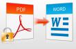 Как формат PDF перевести в Word