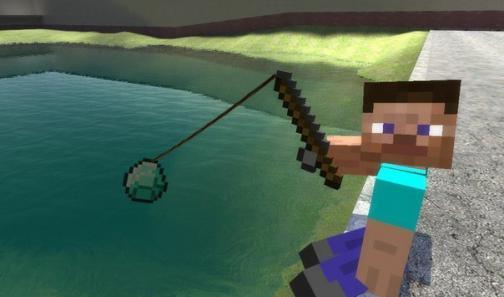 Как рыбачить в Minecraft