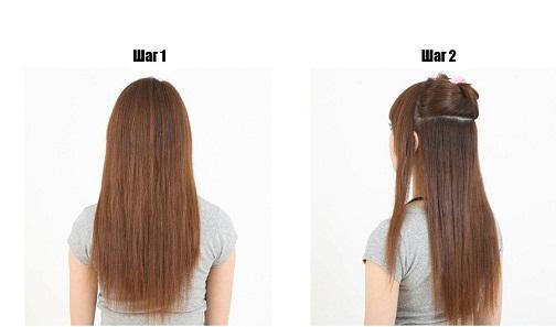 Как крепить волосы