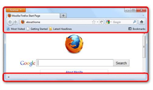 Как вернуть панель в Firefox 